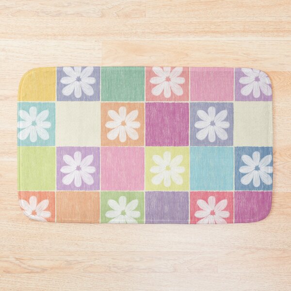 Item preview, DP282-1 Floral Checkered Pastel designed and sold by DuckyRubin.