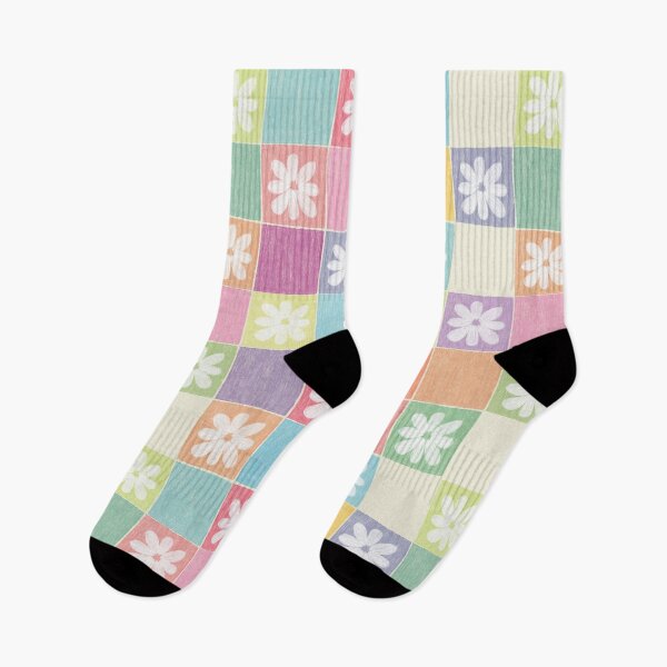 Item preview, DP282-1 Floral Checkered Pastel designed and sold by DuckyRubin.