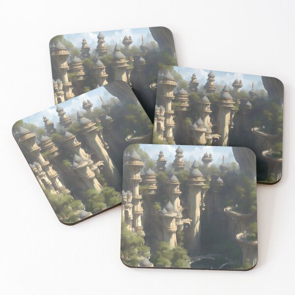 Item preview, Parnassus Fantasy Castle In A Magical Enchanted Forest designed and sold by entwithanaxe.