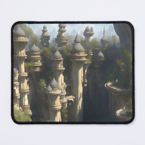 Item preview, Parnassus Fantasy Castle In A Magical Enchanted Forest designed and sold by entwithanaxe.