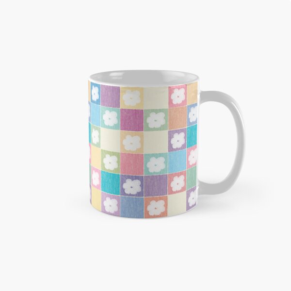 Item preview, DP282-3 Pastel Checkered Pattern With Flowers designed and sold by DuckyRubin.