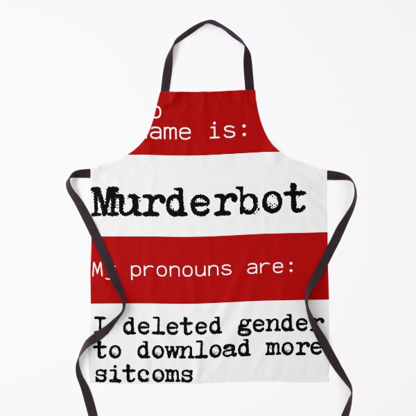 Item preview, Murderbot name tag designed and sold by dragonlisperer.