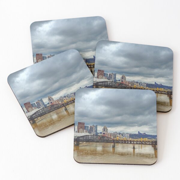 Item preview, Dark Waters: A Moody and Magnificent Photograph of Pittsburgh's Allegheny River designed and sold by Verbul.