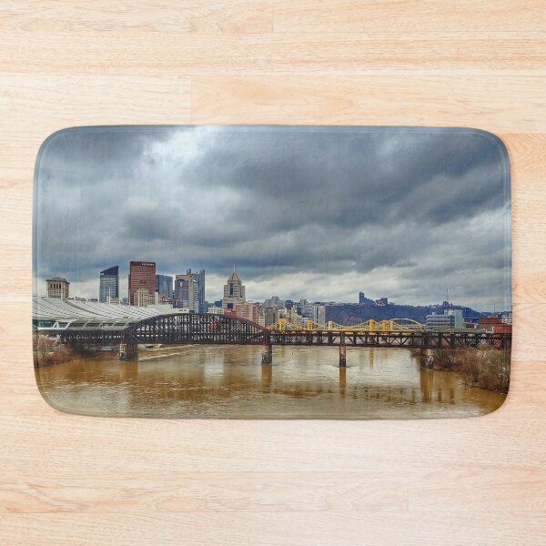 Item preview, Dark Waters: A Moody and Magnificent Photograph of Pittsburgh's Allegheny River designed and sold by Verbul.