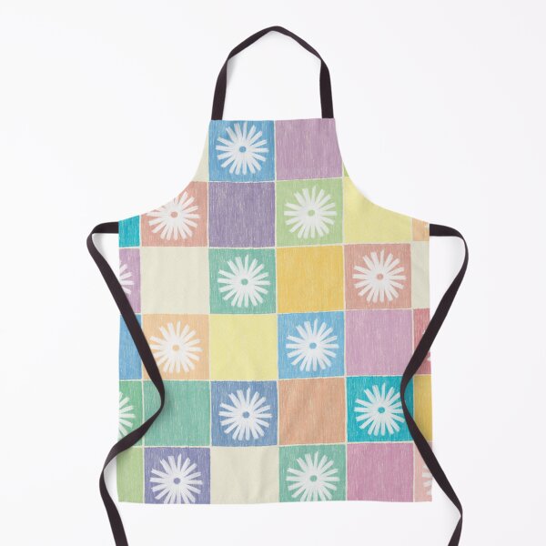 Item preview, DP282-5 Pastel Checkered Pattern With Flowers designed and sold by DuckyRubin.