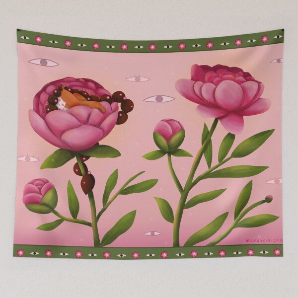 Item preview, Peonies Paradise designed and sold by Crayon-Dabba.