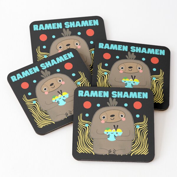 Item preview, Ramen Shamen Cute Kawaii Sloth Ramen Lover Japanese Ramen Art designed and sold by Renata Illustrata.