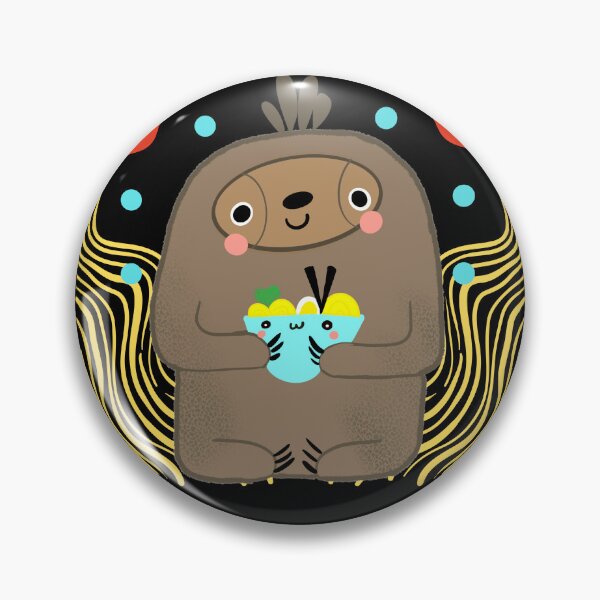 Item preview, Ramen Shamen Cute Kawaii Sloth Ramen Lover Japanese Ramen Art designed and sold by Renata Illustrata.