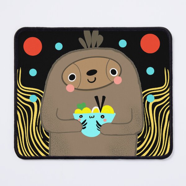 Item preview, Ramen Shamen Cute Kawaii Sloth Ramen Lover Japanese Ramen Art designed and sold by Renata Illustrata.