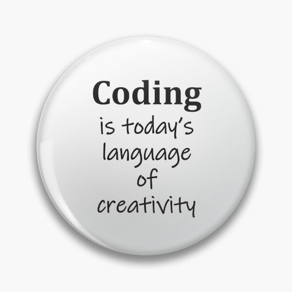 Item preview, Coding is today’s language of creativity designed and sold by OCNau.