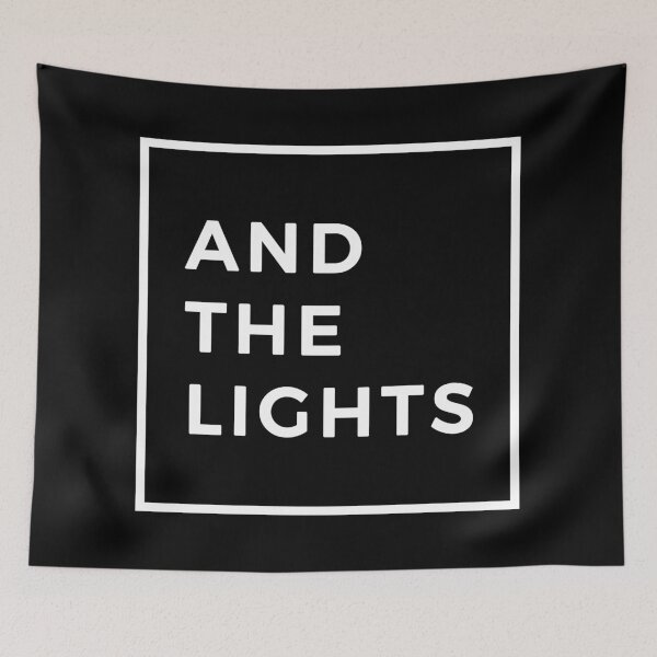 Item preview, And The Lights White designed and sold by lukassfr.