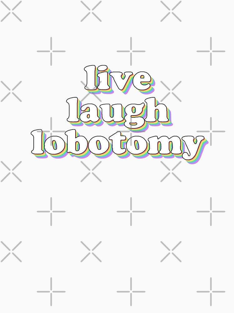 Thumbnail 3 of 3, Racerback Tank Top, live laugh lobotomy designed and sold by snazzyseagull.