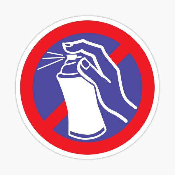 No Graf Sticker
