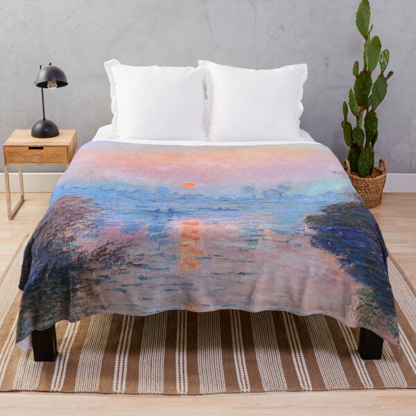 Item preview, Sunset on the Seine Claude Monet designed and sold by OldTimeArt.