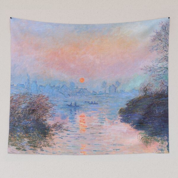Item preview, Sunset on the Seine Claude Monet designed and sold by OldTimeArt.