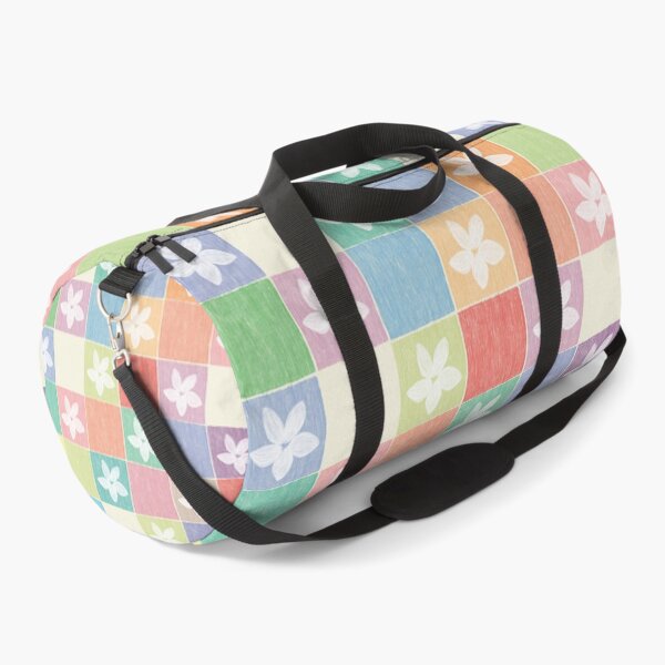Item preview, DP282-6 Pastel Checkerboard With Flowers designed and sold by DuckyRubin.