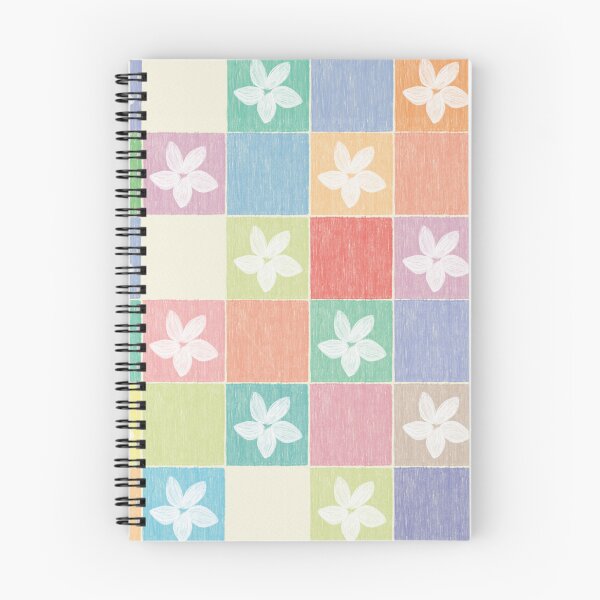 Item preview, DP282-6 Pastel Checkerboard With Flowers designed and sold by DuckyRubin.