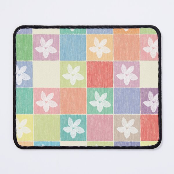 Item preview, DP282-6 Pastel Checkerboard With Flowers designed and sold by DuckyRubin.