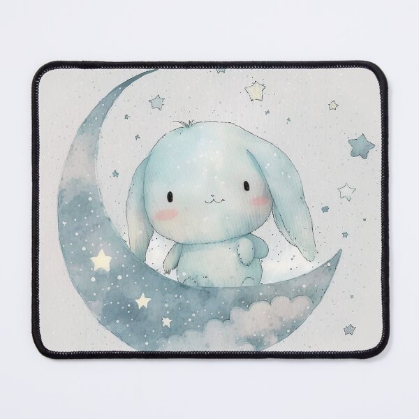 Item preview, Blue bunny ready for nap time designed and sold by myfavoritesm4.