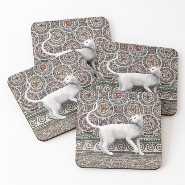 Item preview, A cat on the mosaic designed and sold by Roberta Angiolani.