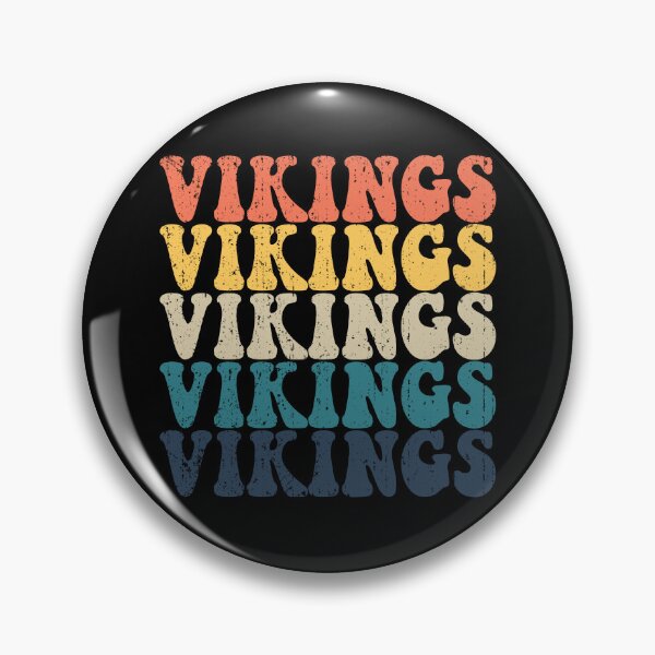 Aperçu de l'œuvre Vikings High School Vikings Sports Team Retro Vikings Gear créée et vendue par DynamicDesign.
