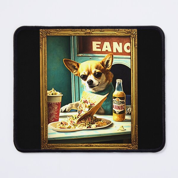 Item preview, Vintage Quiero Taco Bell Chihuahua Frame designed and sold by Earth Nature Creations.