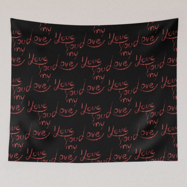 Aperçu de l'œuvre Romantic I Love You Text Design-109 PNG créée et vendue par Metaversigns2-O.
