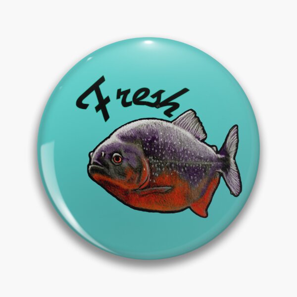 Item preview, Piranha Feeling Fresh designed and sold by FreyStrandDraws.