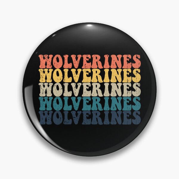 Item preview, Wolverines High School Sports Team Retro Wolverines Gear designed and sold by DynamicDesign.