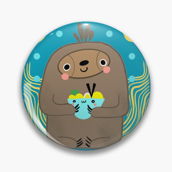 Item preview, Cute Kawaii Sloth Ramen Lover Japanese Ramen Art designed and sold by Renata Illustrata.
