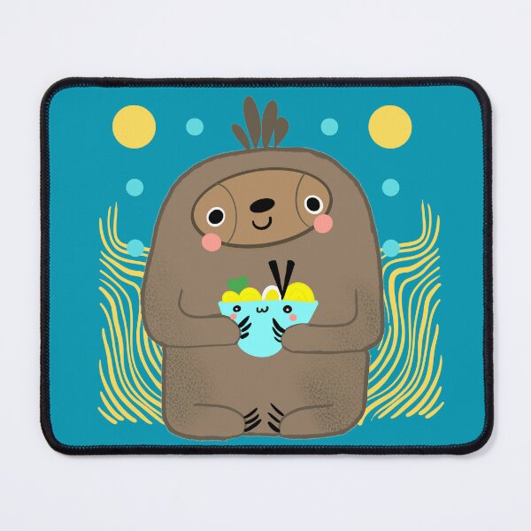 Item preview, Cute Kawaii Sloth Ramen Lover Japanese Ramen Art designed and sold by Renata Illustrata.