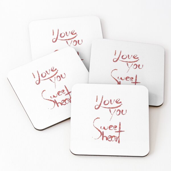 Aperçu de l'œuvre Romantic I Love You Sweetheart Text Design-115 PNG créée et vendue par Metaversigns2-O.