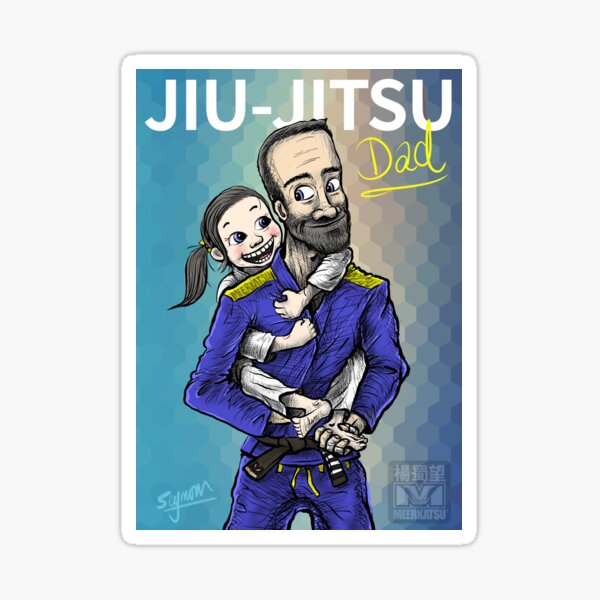 Jiu Jitsu Dad Shirt Funny Fathers Day Gift from Daughter Son-BN – Banazatee