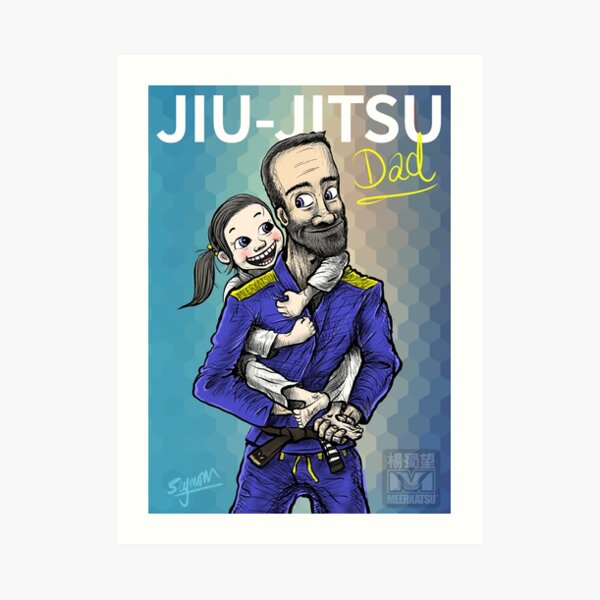 Jiu-Jitsu Dad Art Print