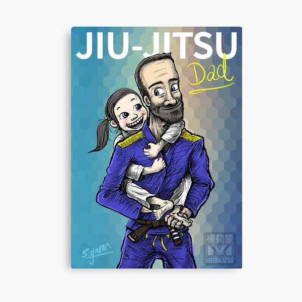 Jiu-Jitsu Dad Canvas Print