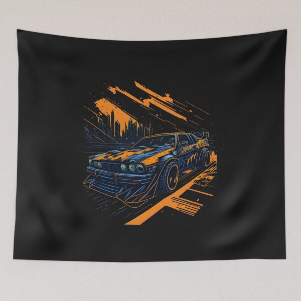 Item preview, Race to the Finish Line - Car Racing Art and Apparel Collection - Vibrant Colors designed and sold by Chromatic-Art.