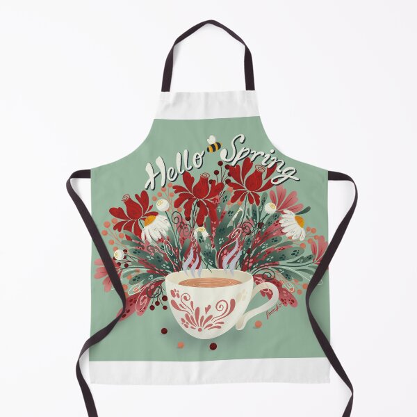 Item preview, Hello spring illustration designed and sold by QuaintInkCo.