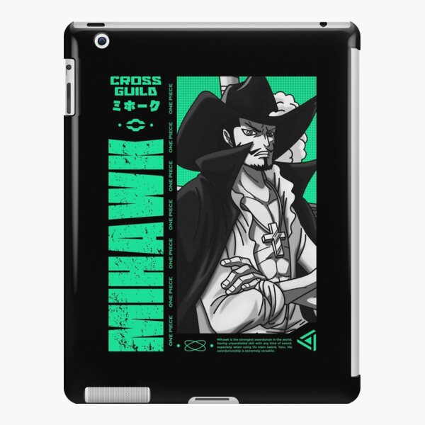 Dracule Mihawk - One Piece v.3 color version iPad Case & Skin for