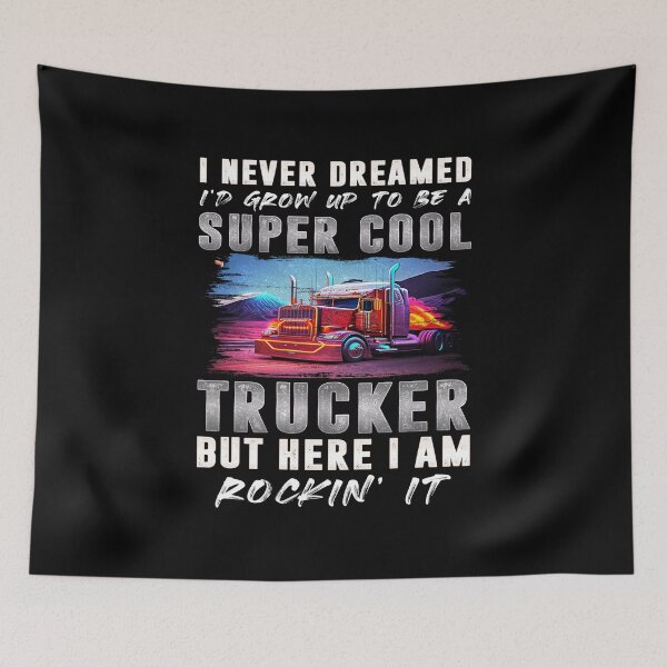 Artikelvorschau, Cooler Trucker Lustiger LKW-Fahrer entworfen und verkauft von Trendy Valley .