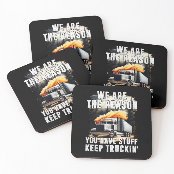 Artikelvorschau, Wir sind der Grund, warum Sie Stuff Funny Trucker haben entworfen und verkauft von Trendy Valley .
