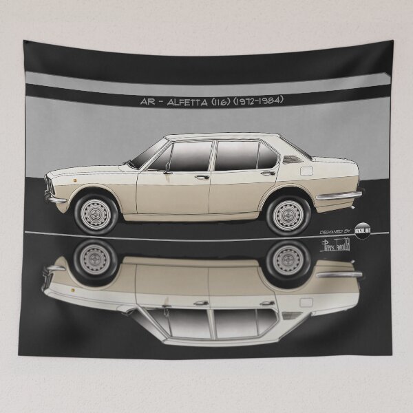 Item preview, Azaziel Original Series - Drawing of AR - Alfetta (116) in Bianco Avorio designed and sold by Azaziel.