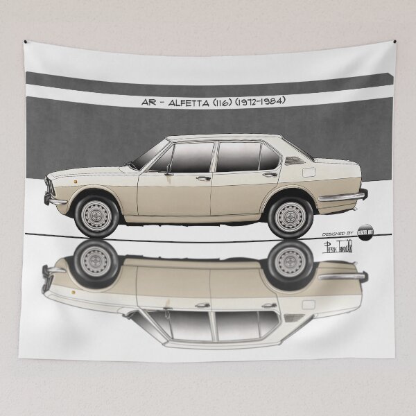 Item preview, Azaziel Original Series - Drawing of AR - Alfetta (116) in Bianco Avorio designed and sold by Azaziel.