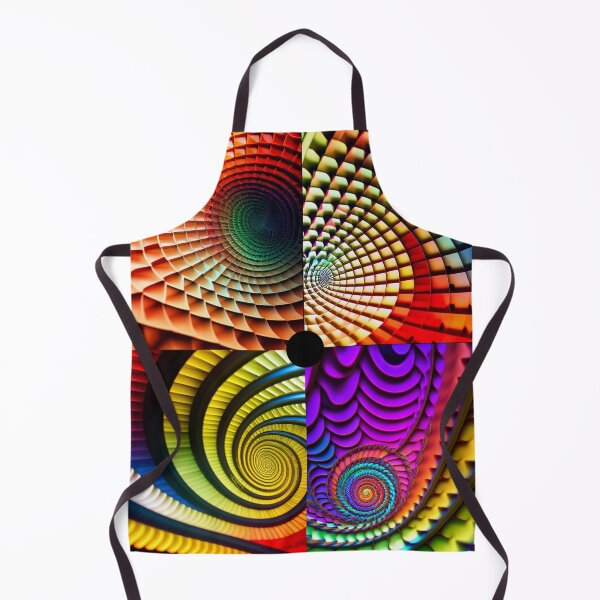Item preview, Four Spirals - A Trippy colorful pattern Where is your center? Great dance outfit, or great for a 60s party. designed and sold by shakespeare1212.