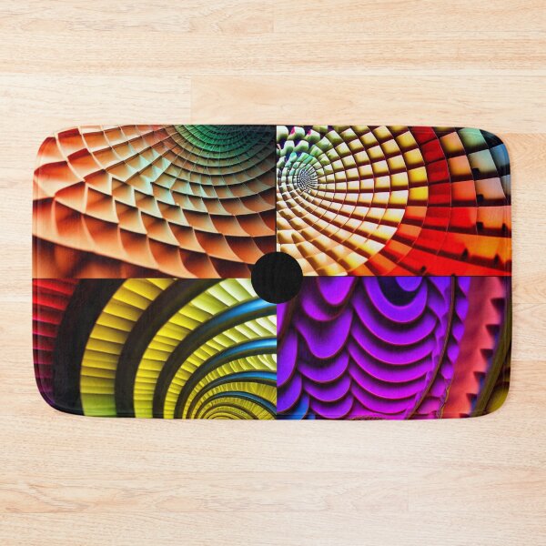 Item preview, Four Spirals - A Trippy colorful pattern Where is your center? Great dance outfit, or great for a 60s party. designed and sold by shakespeare1212.