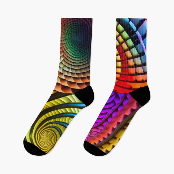 Item preview, Four Spirals - A Trippy colorful pattern Where is your center? Great dance outfit, or great for a 60s party. designed and sold by shakespeare1212.
