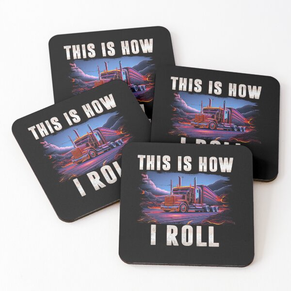 Artikelvorschau, So rolle ich Retro Funny Trucker entworfen und verkauft von Trendy Valley .
