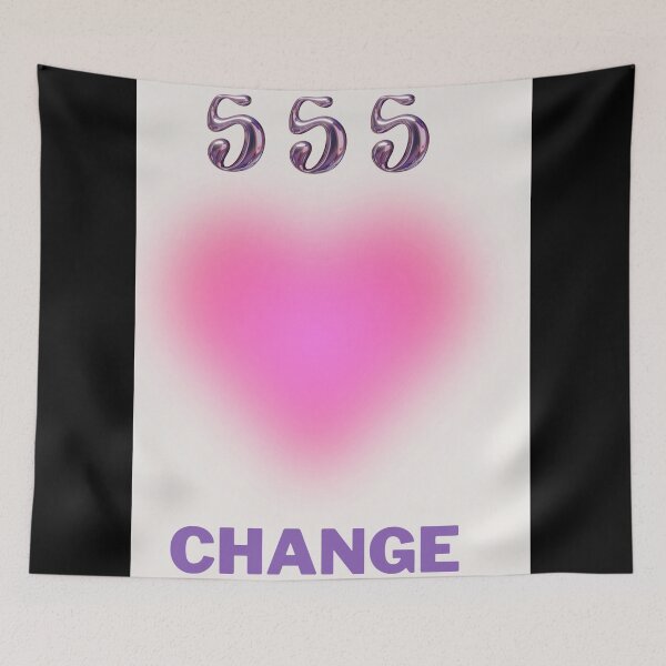 Item preview, 555 ANGEL NUMBER AURA HEART designed and sold by DiscoVibes.