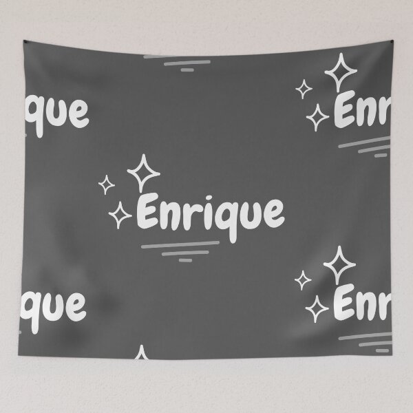 Item preview, Enrique - Singer & Music Composer Follower Gray (White Letters) designed and sold by 743Designs.