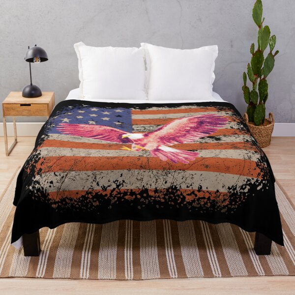 Item preview, American Flag Bald Eagle designed and sold by familygiftscent.