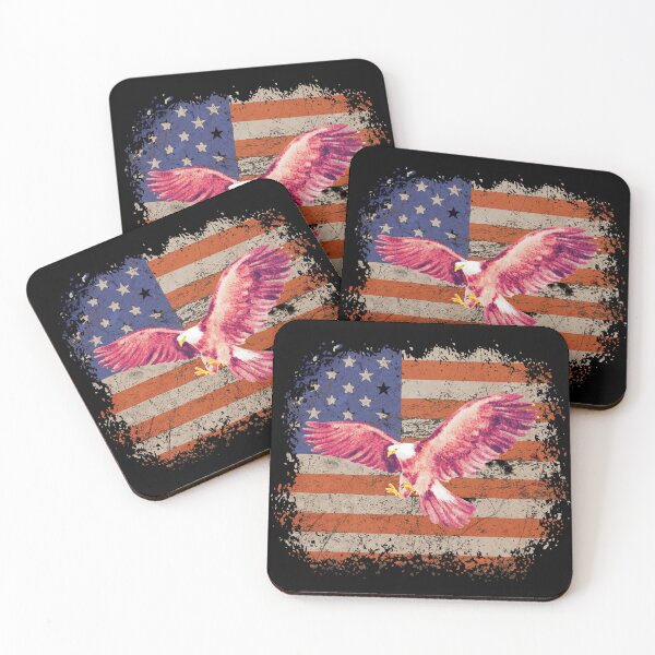 Item preview, American Flag Bald Eagle designed and sold by familygiftscent.